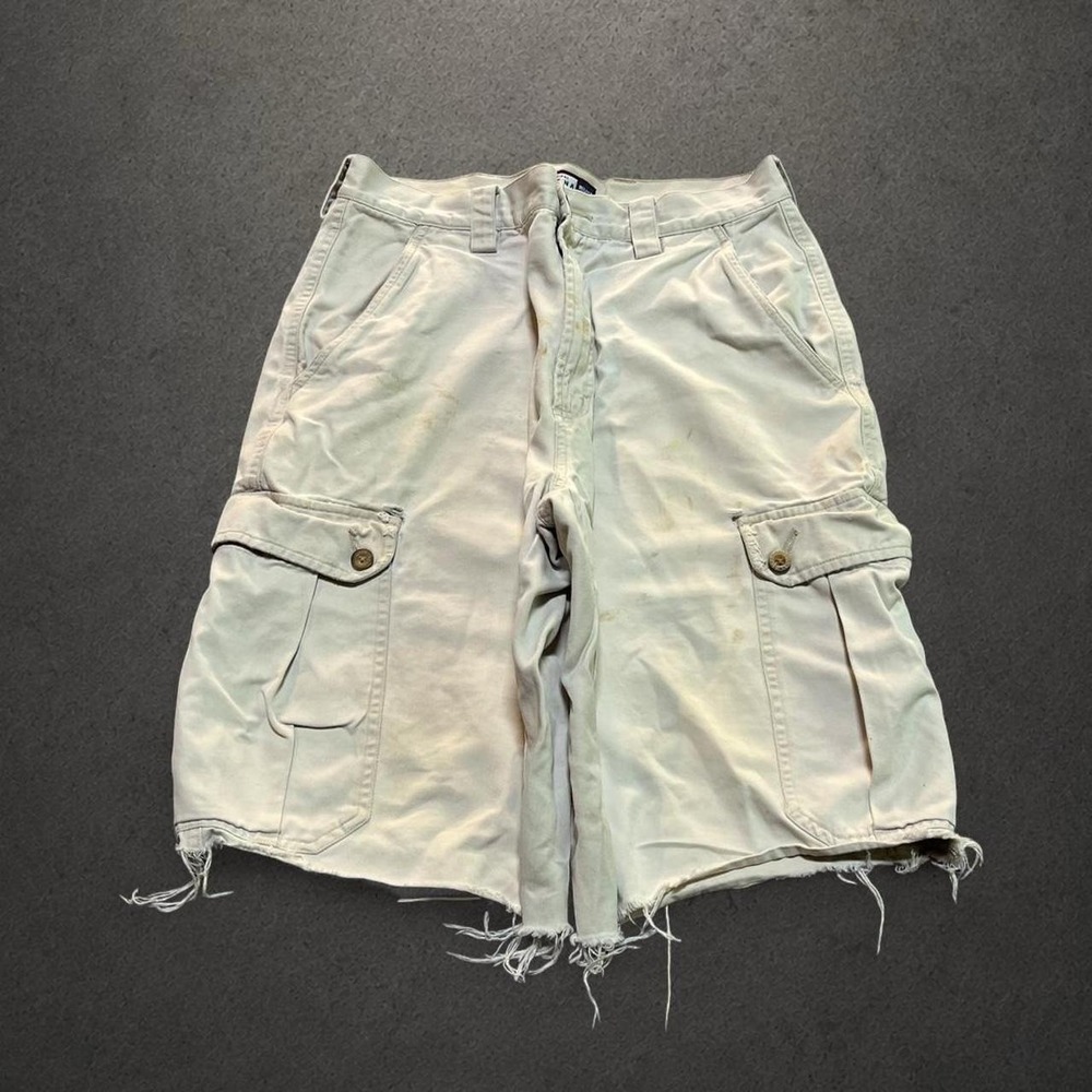 Y2K 2000s Grunge Indie Skater Workwear Streetwear Hip Hop Baggy Cargo Shorts - Picture 1 of 7